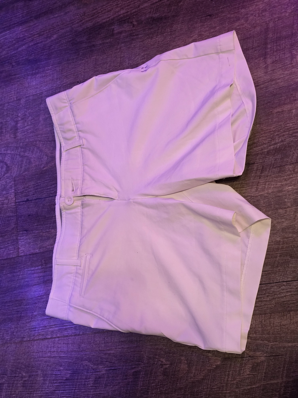 Under Armour White Tailored Bermuda Shorts